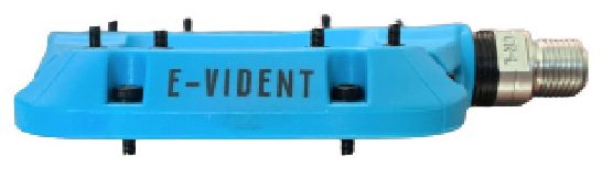 BST Parts E-Vident Flat Pedals Blue