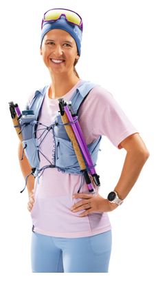 Sac d'hydratation Deuter Traick 5 SL Bleu Femme