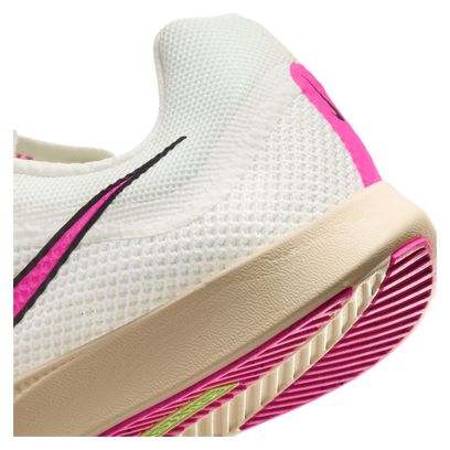 Zapatillas de Atletismo <strong>Nike Zoom Rival Distance</strong> Unisex Blanco Rosa Amarillo