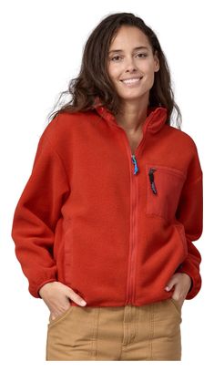 Chaqueta de forro polar Patagonia Synchilla para mujer Rojo