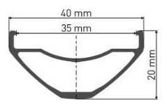 Rueda trasera DT Swiss M1900 Spline 27.5 '' / 35mm | 12x142mm | Cuerpo Shimano / Sram 2019