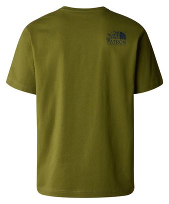 T-Shirt Manches Courtes The North Face Nature Vert