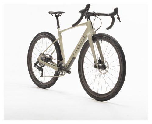 Bicicleta Gravel Riverside GCR Sram Force etap AXS 12V Reynolds ATR 700mm Beige