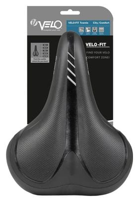 Selle velo-fit townie xxl noir 267 x 238 mm