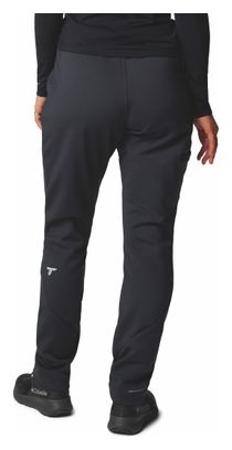 Pantalón Softshell Columbia Vast Canyon de talle alto para mujer - Regular Negro