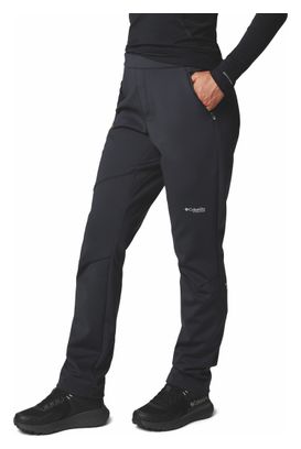 Columbia Vast Canyon Pantaloni Softshell a vita alta da donna - Nero regolare