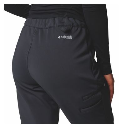 Columbia Vast Canyon Pantaloni Softshell a vita alta da donna - Nero regolare