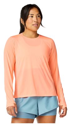 Maglietta da corsa Brooks Dash rosa da donna
