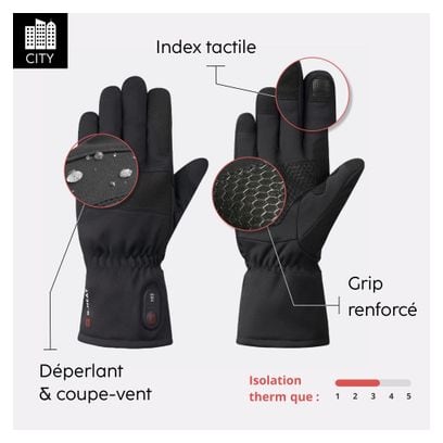 Gants chauffants mixtes CONFORT +