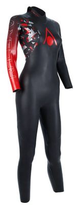 Combinaison Néoprène Femme Aquasphere Racer V3 Noir / Rouge