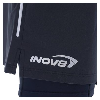 Heren Inov-8 Airlite 2-in-1 Short Zwart