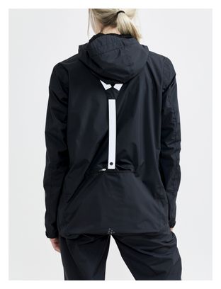 Craft Core Bike Ride Hydro Lumen Waterproof Jacket Black Women