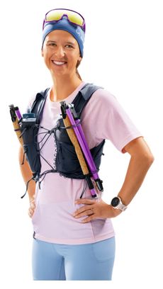 Mochila de hidratación Deuter Traick 5 SL negra para mujer