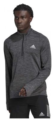 Sweatshirt 1/2 zip chaud à 3 barres adidas Run Icons