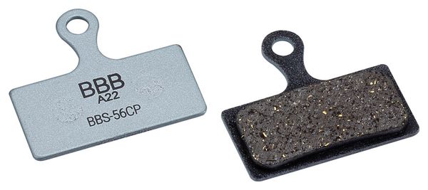 Pair of BBB DiscStop Coolfin Organic Pads for Shimano Deore/SLX/XT/XTR