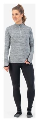 T-Shirt Manches Longues Running Rogelli Core Femme Mélange gris