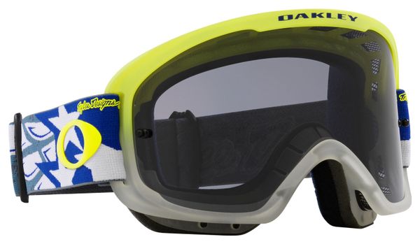 Oakley O-Frame 2.0 PRO MTB Blue Wings Goggle / Dark Grey Lenses / Ref : OO7117-20