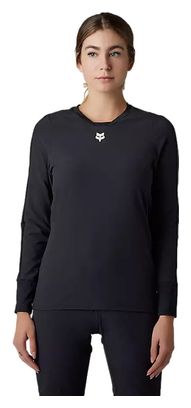 Fox Women's Defend Thermal Long Sleeve Jersey Black