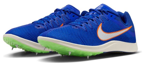 Nike Zoom Rival Distance Bleu Vert Unisex Track &amp; Field Shoes