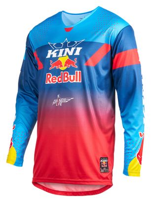 Kini Red Bull MXC 2.0 Langarm-Trikot Blau/Rot für Herren