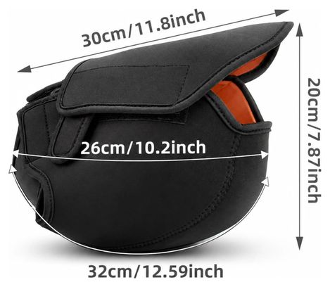 Housse Velkyne Protection Moteur Vélo Electrique Néoprène Anti-Poussière et Projections Noir