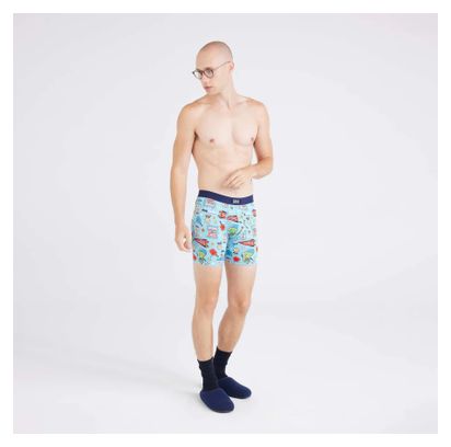 Saxx Vibe Xtra Super Pickleball Legends-Aqua Boxershorts