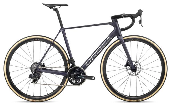 Orbea Orca M21eLTD PWR Racefiets Sram Force eTap AXS 12S 700 mm Tanzanite Blue Purple Carbon Raw 2024