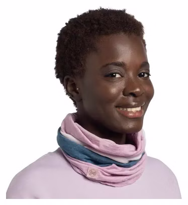 Tour de Cou Buff Merino Move Solid Rose 