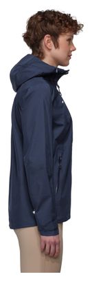 Mammut Women's Convey Tour Hs Hooded Waterproof Jacket Blue