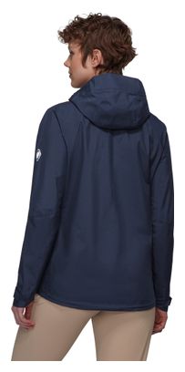 Veste Imperméable Femme Mammut Convey Tour Hs Hooded Bleu