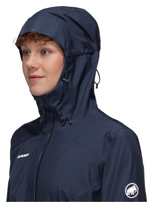 Mammut Women's Convey Tour Hs Hooded Waterproof Jacket Blue