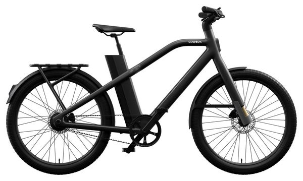 Vélo de Ville Electrique Cowboy Cross Courroie Mono Vitesse 540Wh 27.5'' Gris