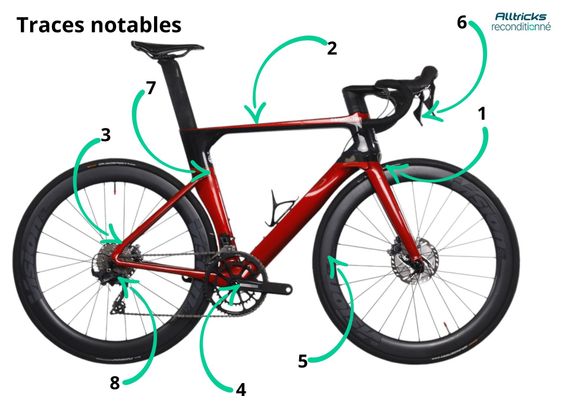 Produit Reconditionné - Vélo de Route Cannondale SystemSix Carbon Ultegra Shimano Ultegra 11V 700 mm Rouge Candy