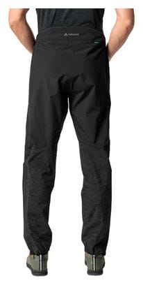 Vaude Comyou Pantalones de lluvia Negro