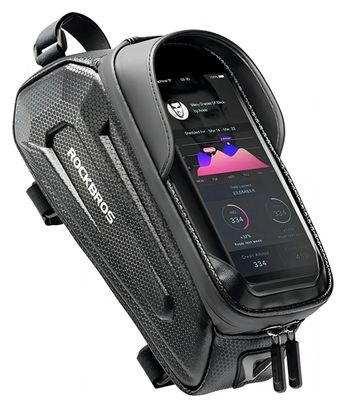 Sacoche de vélo Rockbros B68-1 avec poche pour téléphone 1.7l - noire