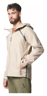Chaqueta impermeable Columbia Reign No Shine Beige
