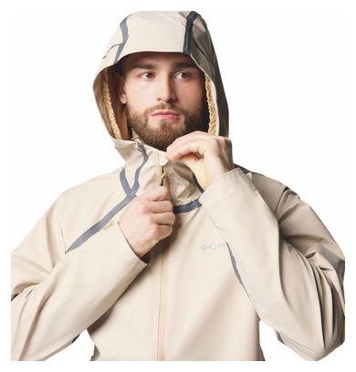 Chaqueta impermeable Columbia Reign No Shine Beige