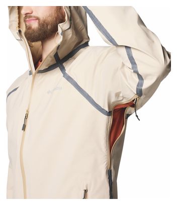 Chaqueta impermeable Columbia Reign No Shine Beige