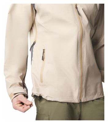 Chaqueta impermeable Columbia Reign No Shine Beige