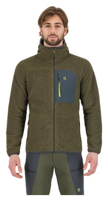 Karpos Rocchetta Evo Felpa con cappuccio da uomo in pile verde