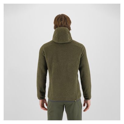 Karpos Rocchetta Evo Felpa con cappuccio da uomo in pile verde