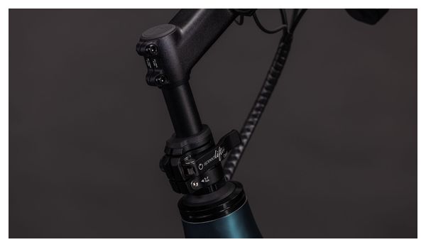 Cube Longtail Hybrid 800 - Bicicletta elettrica da carico longtail con cambio Shimano Cues 11 velocità, batteria da 800 Wh, ruote da 26 pollici - Verde reale 2026