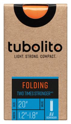 Tubolito Tubo FoldingBike Inner Tube 20'' Schrader 40 mm