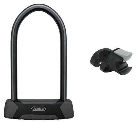 Abus 540/160HB230 U Lock + Abus EaZy KF Mount Black