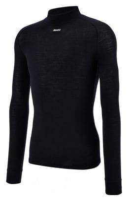 Santini Next 2 Skin Long Sleeve Jersey Black