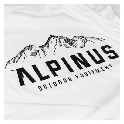T-shirt de randonnée Alpinus Mountains blanc - Homme