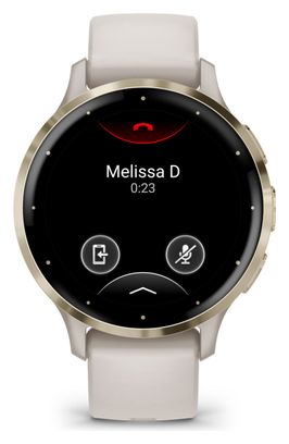Montre de Sport Garmin Venu 3S Blanc Ivory Or