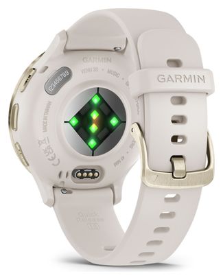 Montre de Sport Garmin Venu 3S Blanc Ivory Or