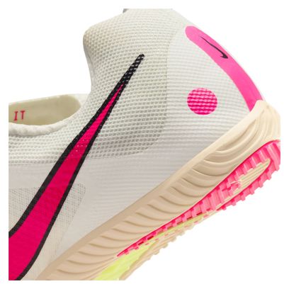 Nike Zoom Rival Multi White Pink Yellow Unisex Track &amp; Field Shoes