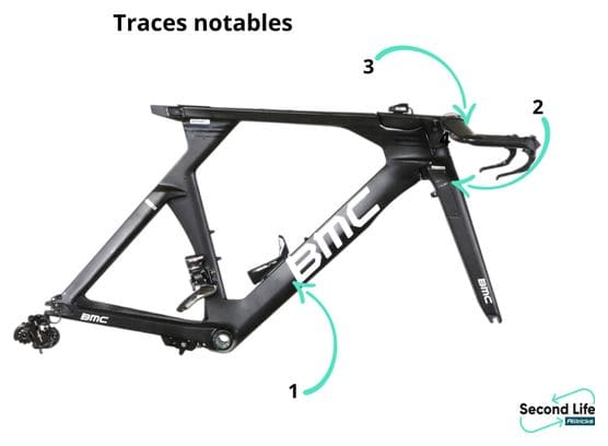 Vélo Team Pro - Kit Cadre / Fourche BMC Timemachine 01 AG2R Campagnolo Super Record EPS 11V Patins 2021 'Clément Berthet'